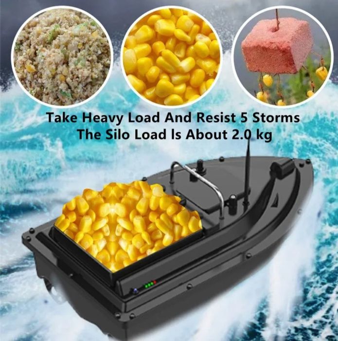 Лодка за захранка с круиз контрол до 500 метра обхват,ГАРАНЦИЯ! RC Bai