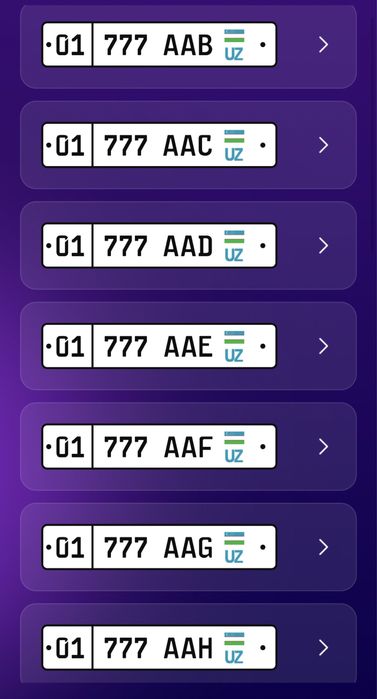 Avtoraqam olib berish xizmati