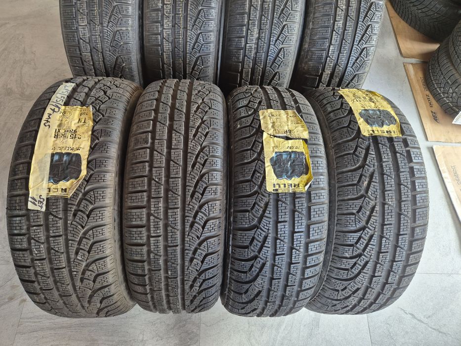 Vând cauciucuri 215/55/17 M+S set complet imp Germania//Pirelli// Noi nouțe