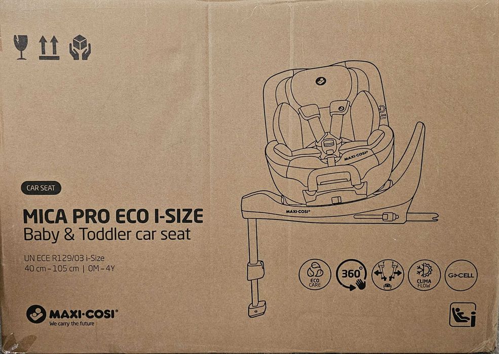 Scaun auto copii Maxi-Cosi Mica Pro Eco i-Size ISOFIX rotire 360°