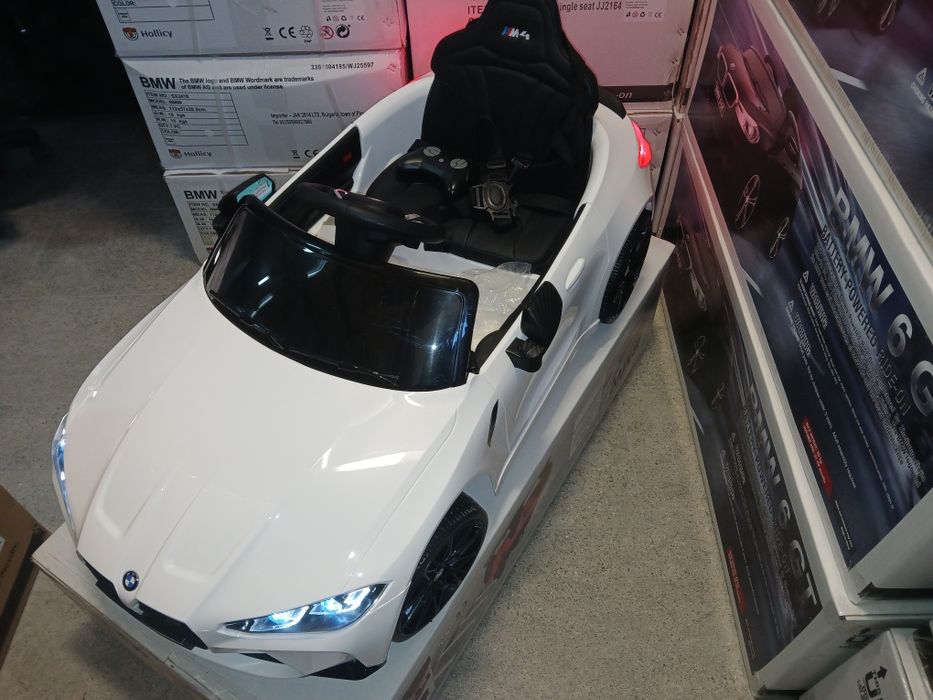 Нова!!Промо Акумулаторна кола BMW M4 12V. с меки гуми