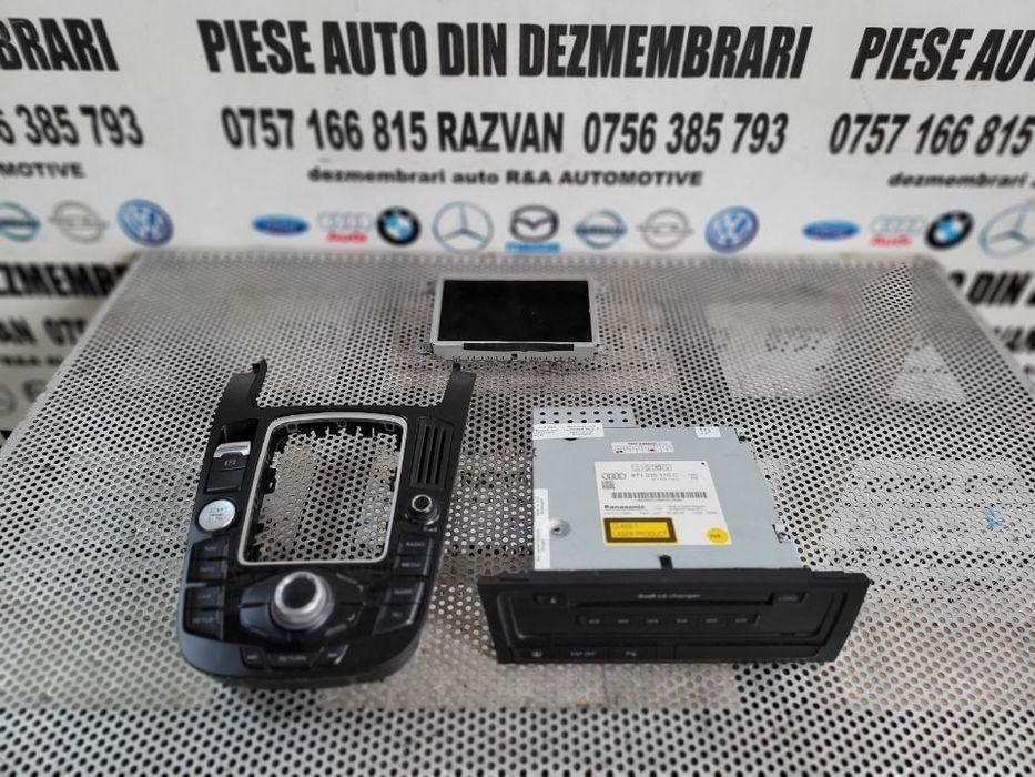 Display Navigatie Tastatura Consola Centrala Unitate Magazie Cd Buton Frana De Mana Audi A4 B8 A5 S5