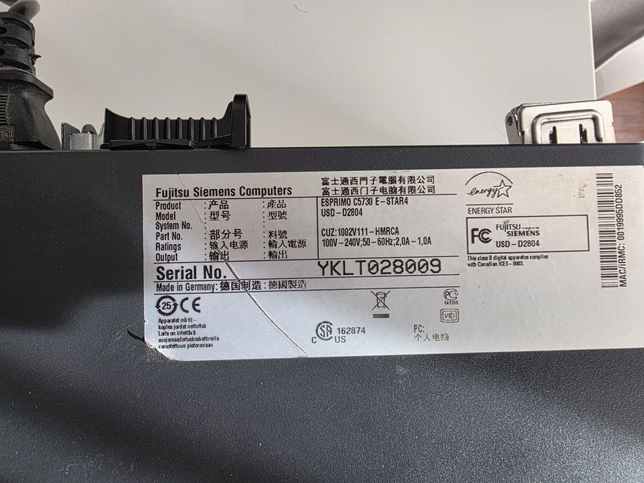 Calculator computer fujitsu siemens esprimo perfect pentru remote work