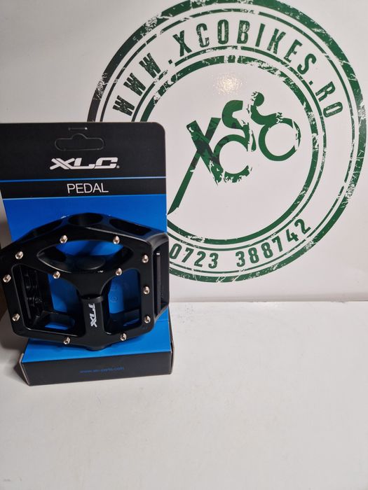 Pedale BMX bicicleta XLC flat pedal cu filet 1/2 12 mm