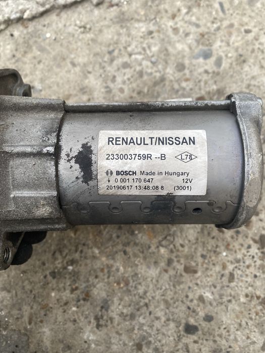 Electromotor Dacia Renault Nissan Mercedes 1.5 dci euro 6 AdBlue