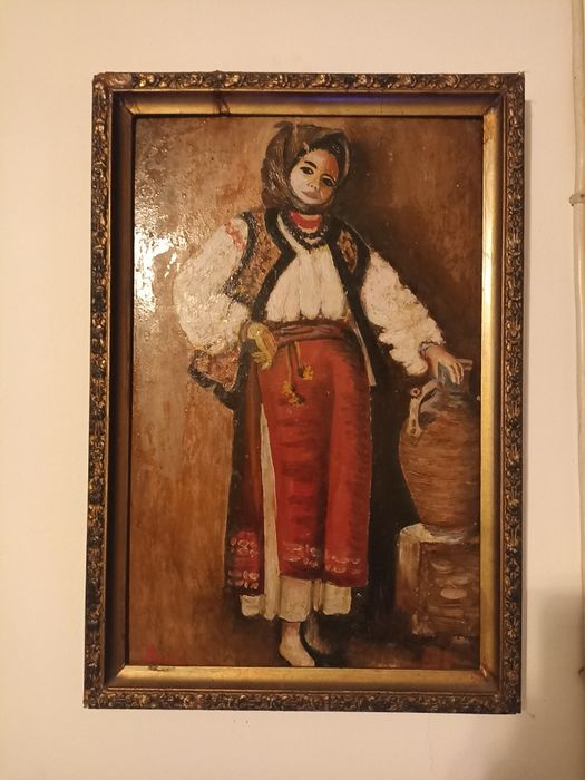 Tablouri vechi și unul original.