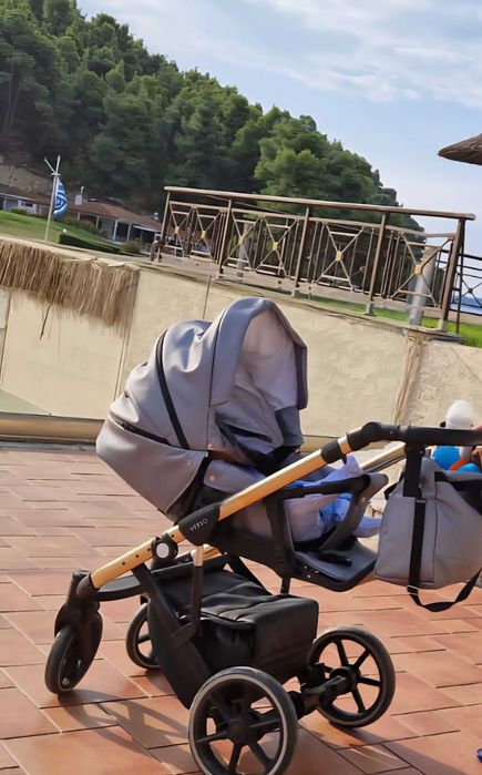 Krausman – Carucior 3 in 1 Storm Grey Gold