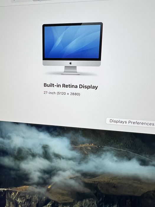 İmac 27 2015 12gb  ram 1Tb  5k retina