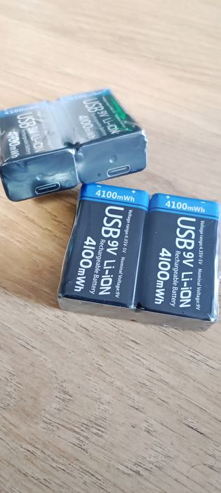 Презареждащи батерии 9V / Rechargable 9V batteries