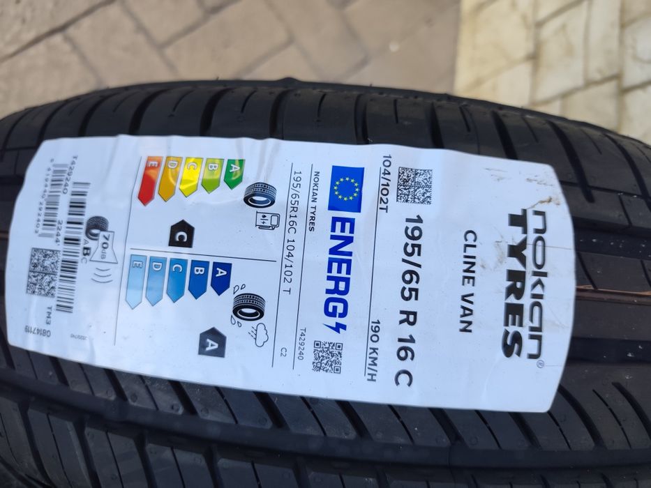 Нови летни гуми Nokian 195/65/16 C Cline  Van 195/65R16