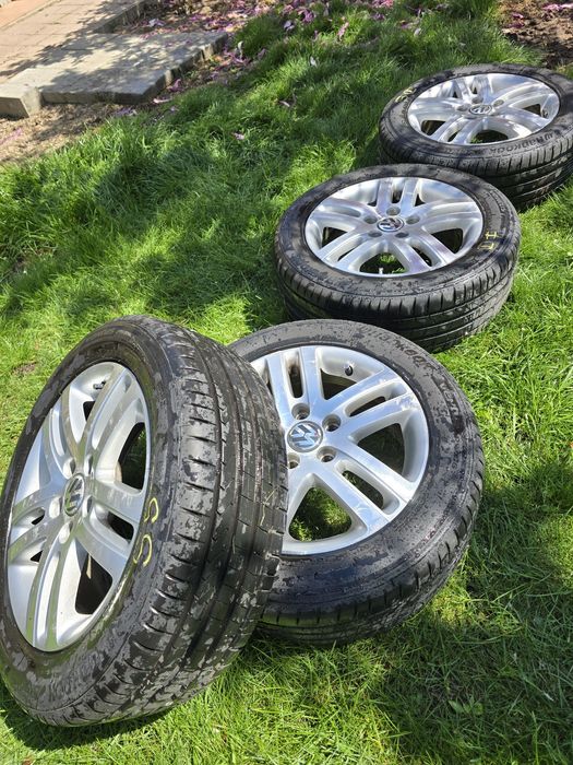 Jante originale Volkswagen + cauciucuri de vara 205/55 R16