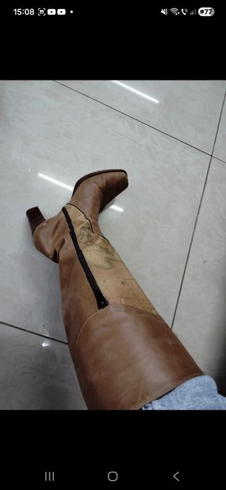 Cizme damă Alviero Martini piele naturală