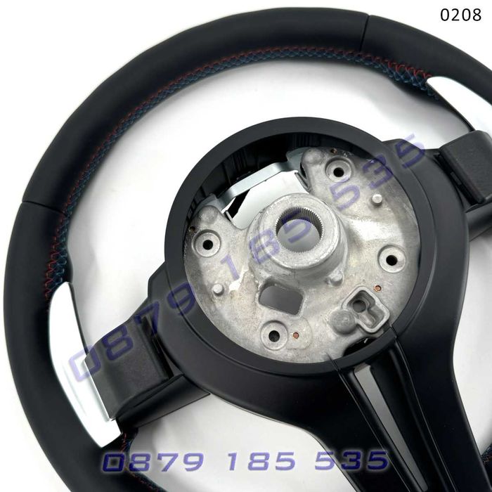 Волан цветен шев BMW 5 6 7 F10 F06 серия М спорт червени бутони бмв ф