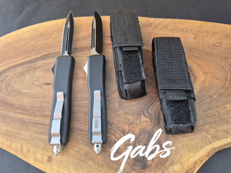 Автоматичен нож MICROTECH Ultratech, два мoдел,тъмно острие