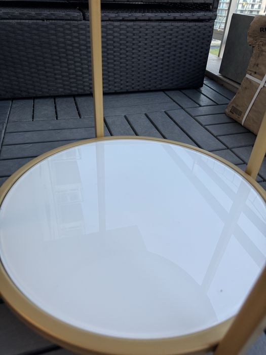 Masa de cafea cu geam de sticla