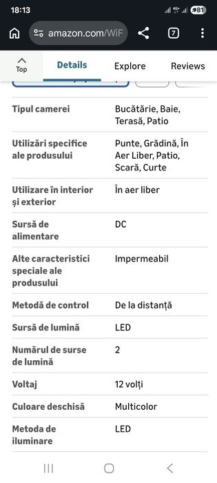 Spoturi terasa 10x RBG smart