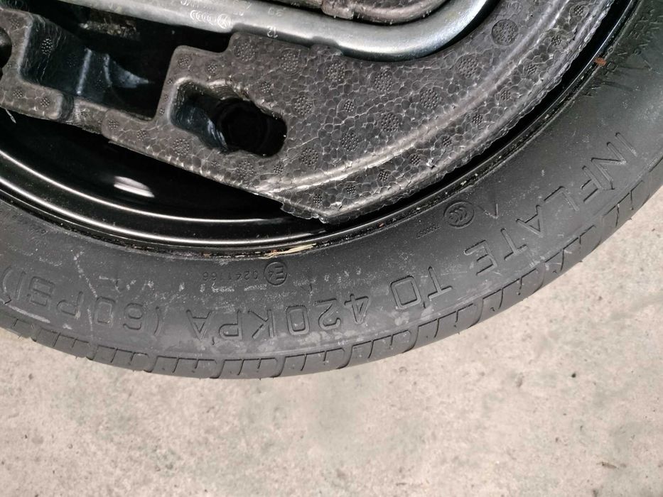 roata rezerva 16" originala vw-audi 5x112 cu kit (cric si cheie roti)