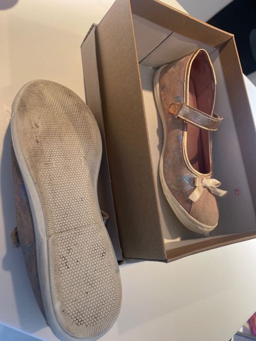 Детски обувки Pretty shoe Dima балерини с панделки  35