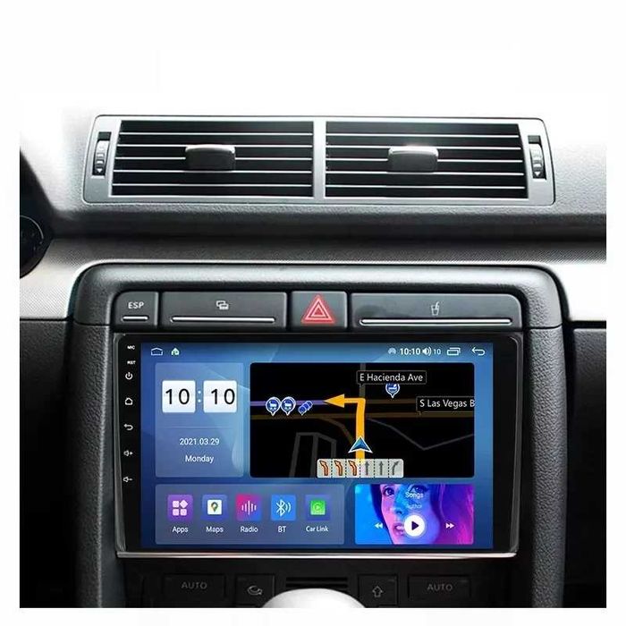Navigatie Carplay 4GB RAM Audi A4 B6 B7, Seat Exeo Noua