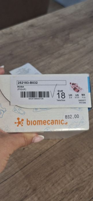Сандалк Biomecanics за момиче- 18 номер