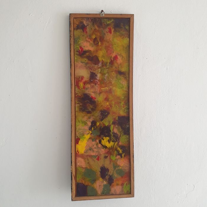 Tablou pictat pe sticlă