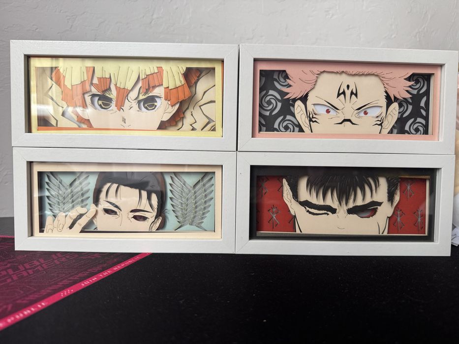 Аниме светящиеся коробки