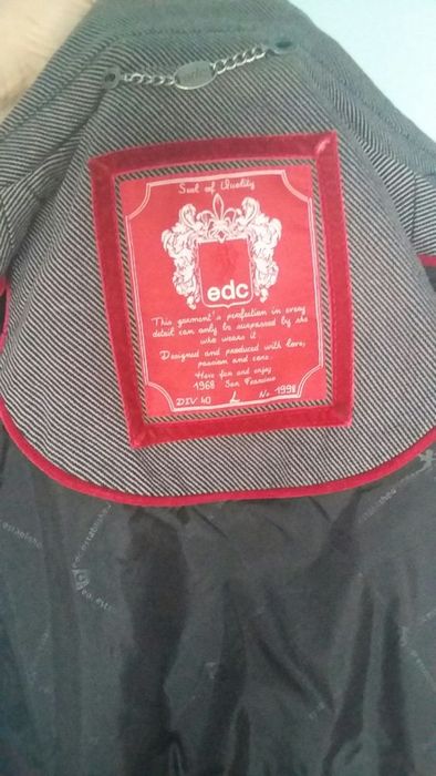 Pardesiu Esprit, Haina lunga din blug model vintage