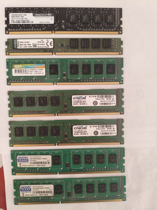 RAM памет 7бр. x 4GB DDR 3 1600mhz