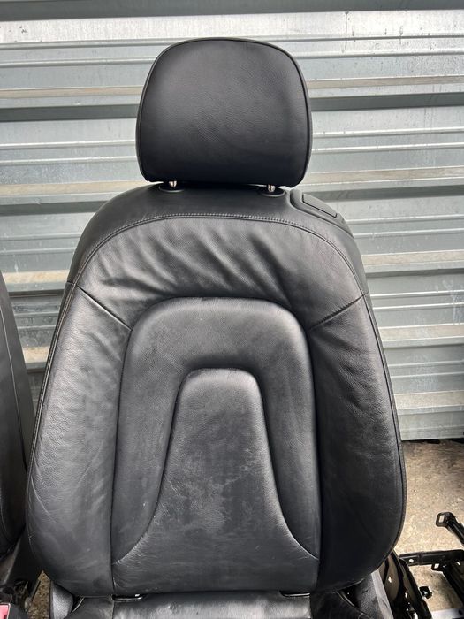 Салон Ауди AUDI A5 2врати Черен кожа Обикноввен Ел. подгрев ном 856