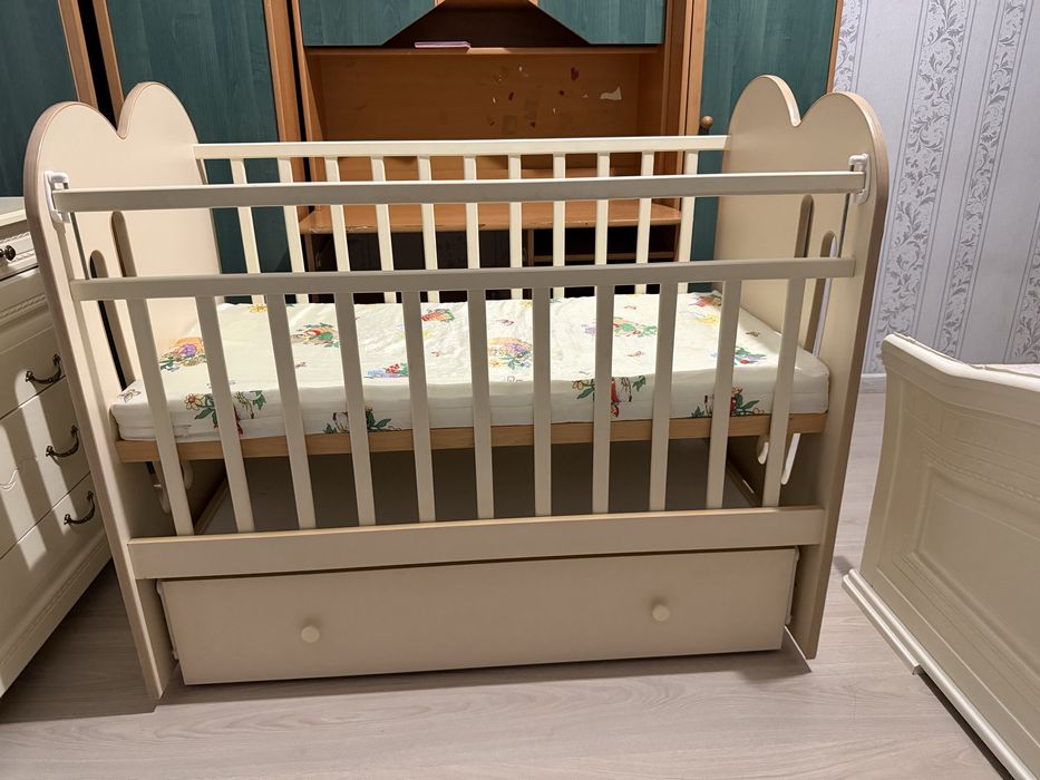 Детский манеж с камодом