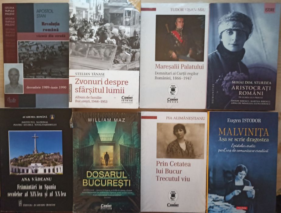 Carti de istorie despre istoria romanilor, despre comunism (lichidare biblioteca)