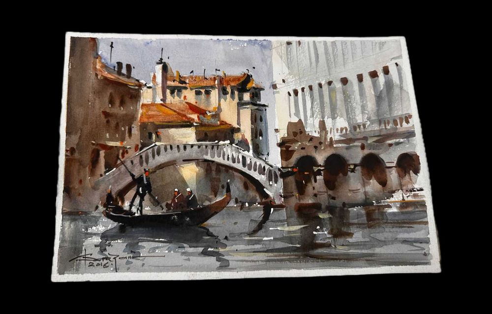 Tablou „Canal Venețian” – Constantin Drăgan, Târgoviște (2016)