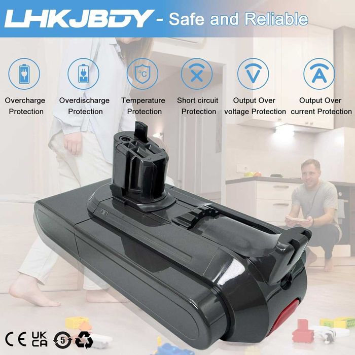 Dyson V11 Замяна на батерDyson V11 Замяна на батерия- 8000mAh