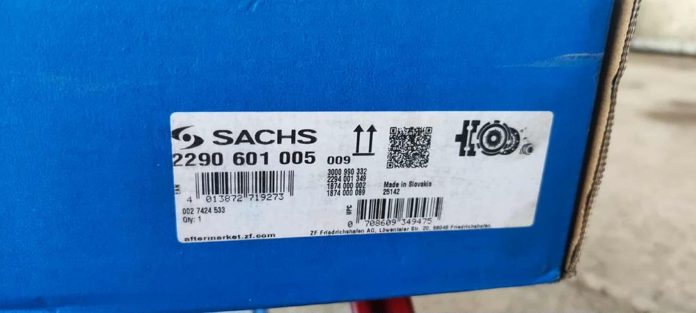 Пълен комплект съединител SACHS за VW, Audi, Seat, Skoda 1.9 116hp