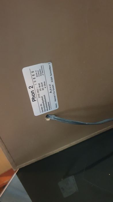 Boxe Heco Phon 2, Audio Reference