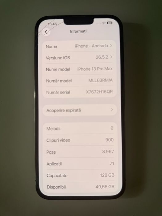iPhone 13 Pro Max – 128 GB | Graphite