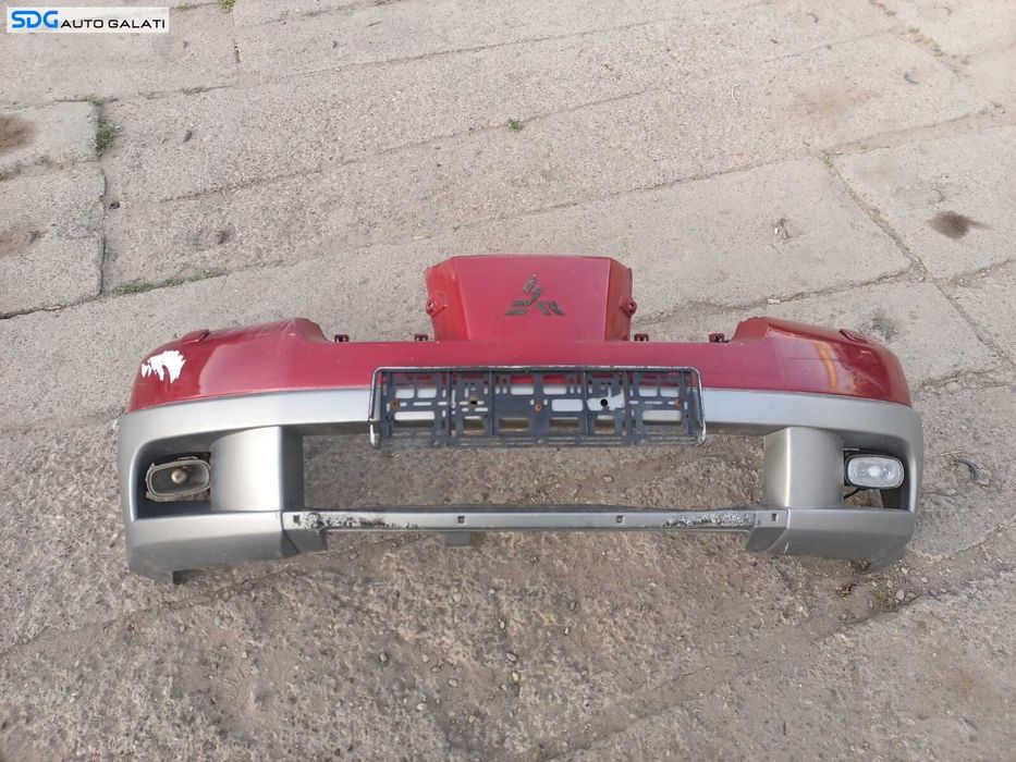 Bara Spoiler Fata cu Spalatoare Mitsubishi Outlander 2003 - 2008 Culoare Rio Red Metallic R20 R20B [L0737]