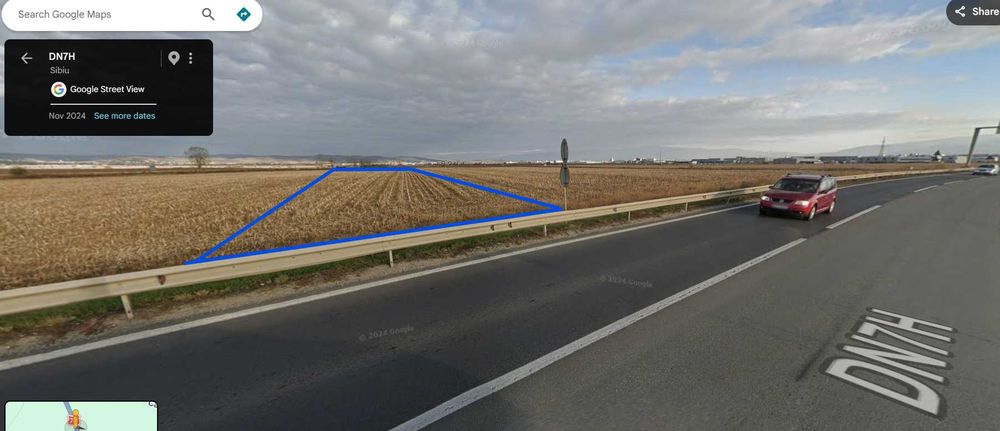 Teren intravilan 4500 mp, deschidere la strada Salzburg, Zona Industriala Vest Sibiu