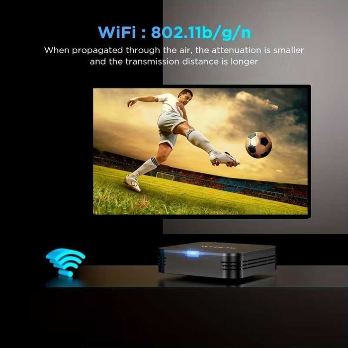 НОВ Ултра Мини Smart TV Box TX1, Android 10, 4K, 2GB RAM / 16GB ROM