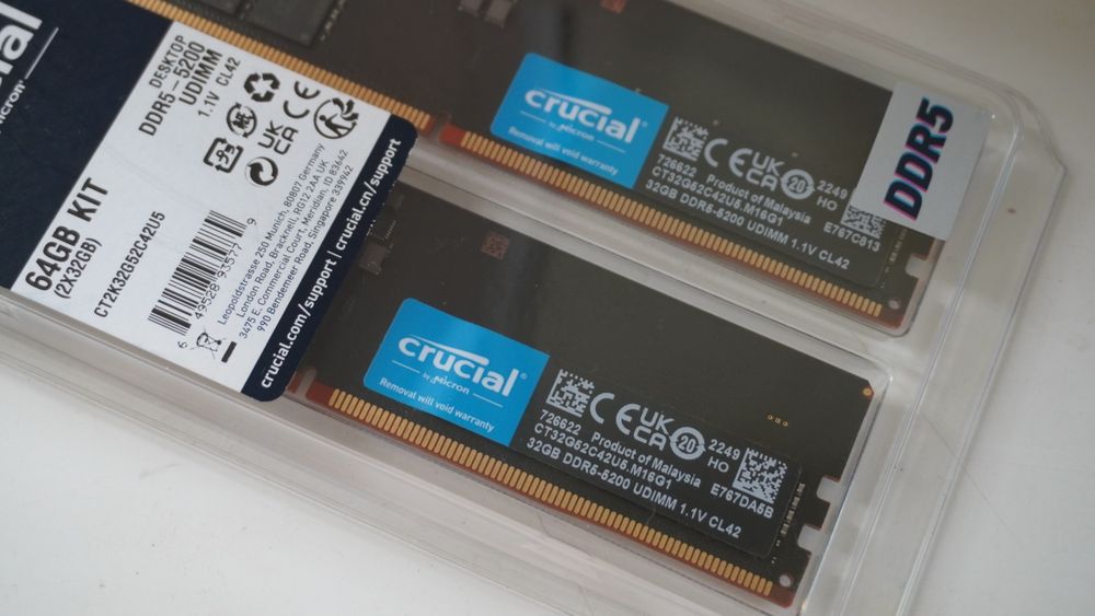 Memorii Crucial 64Gb DDR5 2x32Gb