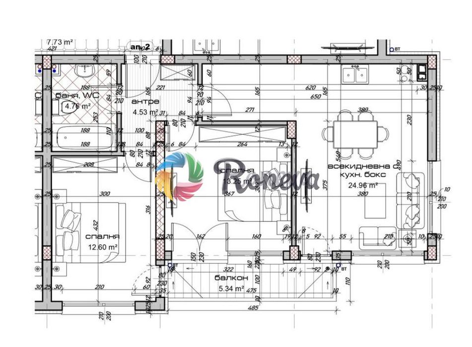 Продава се Тристаен апартамент в Варна, Владислав Варненчик - 95 кв.м за 454 €/кв.м - Снимка #2