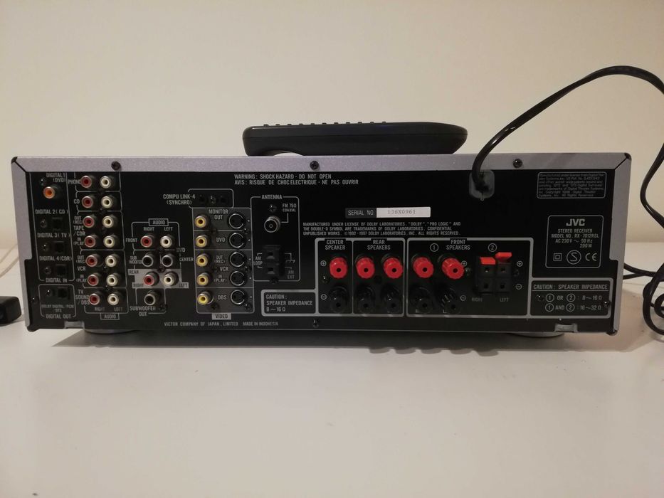 Amplificator/Audio Receiver - JVC model RX-7012RSL cu telecomanda