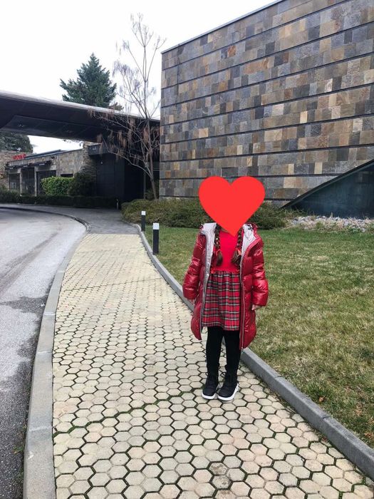 Детска рокля за момиче с размер 128