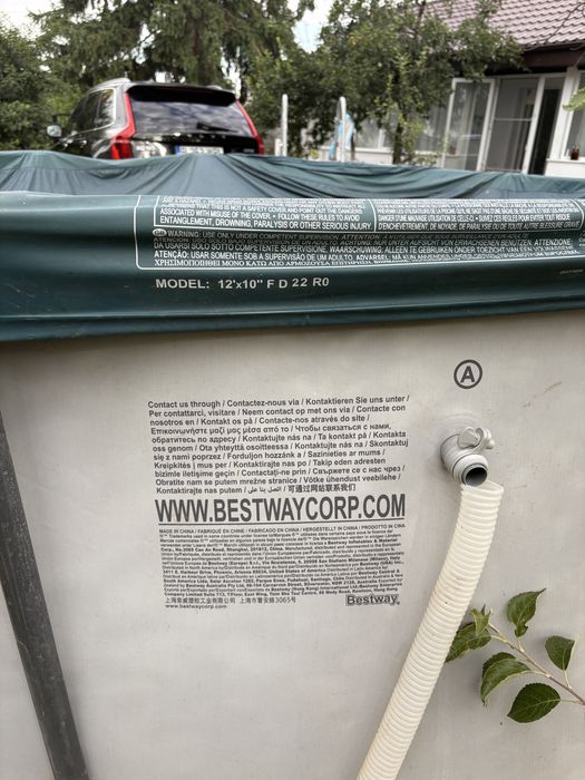 Piscina Beatway Steel Pro MAX 366 x100 9000 litrii cu pompa de filtrar