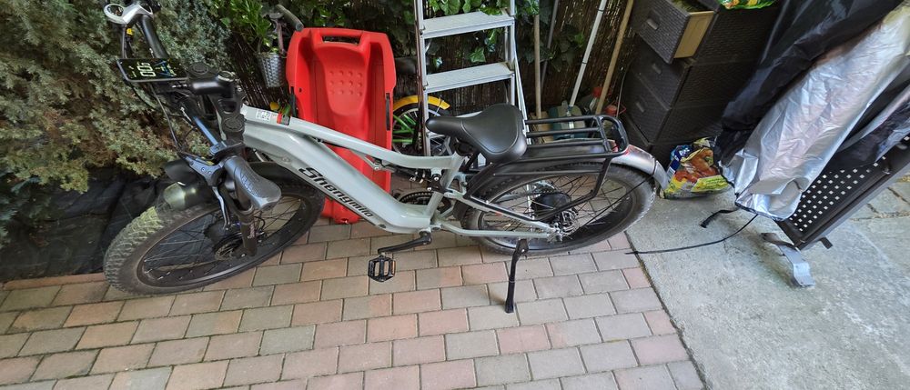 Bicicleta Electrica Shengmilo S700, 2000W Dual Motor, 26″ Anvelope Fat, Suspensie Completă