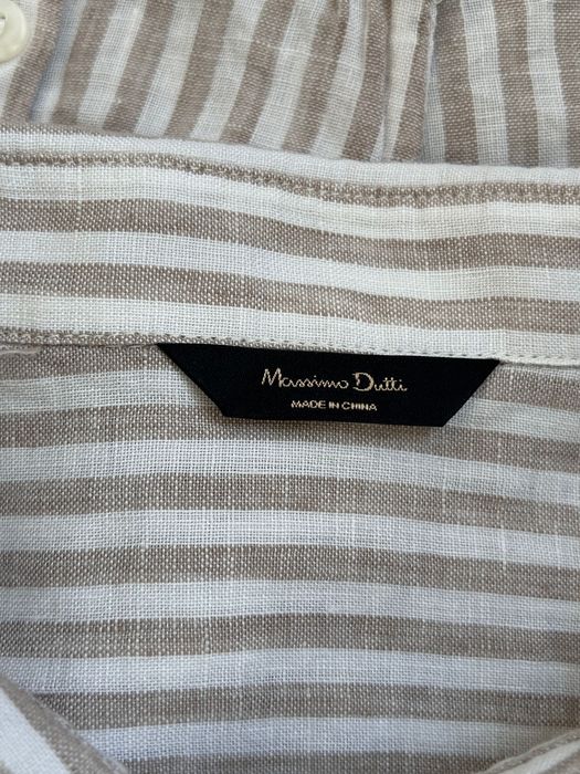 Massimo Dutti ленена елегантна туника