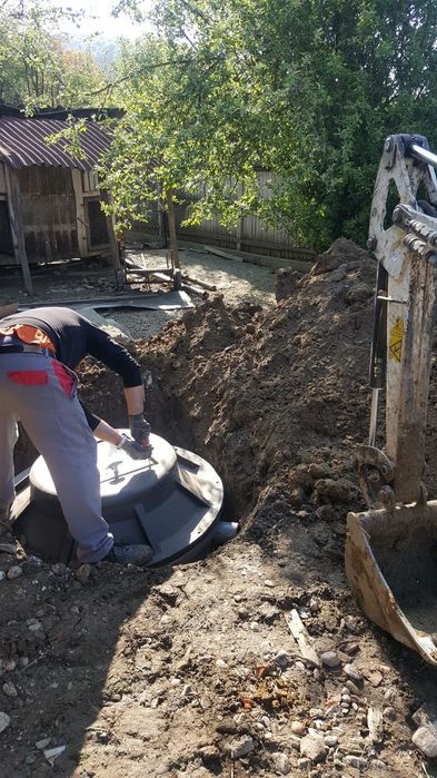 Montaj fose septice ecologice tricamerale