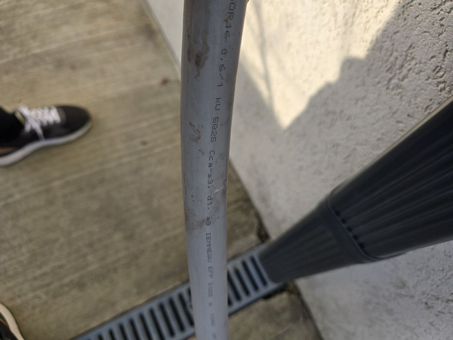 Cablu cupru 5x10-10m  si 5x25-7m