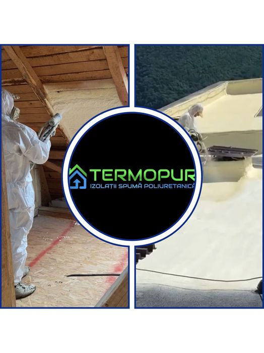 Izolatii cu spuma poliuretanica 45 lei/mp