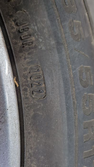 Set 4 jante Ford Kuga cu anvelope  iarna Dunlop 235/55R17